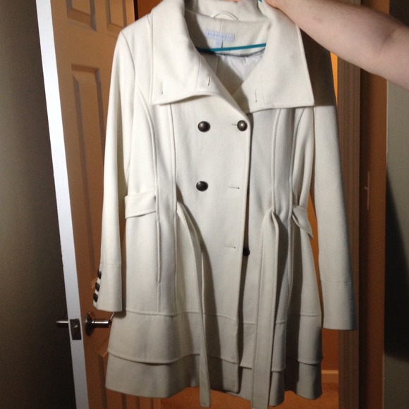 Ivory coat thick great for winter