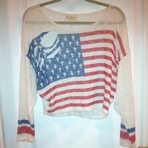 American flag sweater