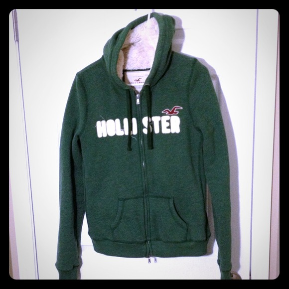 Hollister zip up hoodie