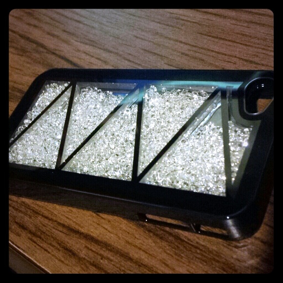 New Crystal iPhone 4/5 cover  rhinestones xmas nye - Picture 1 of 8