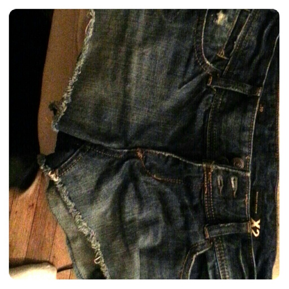 Express denim shorts
