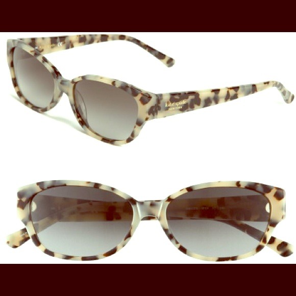 Kate Spade Halle Speckled Tortoise Sunnies
