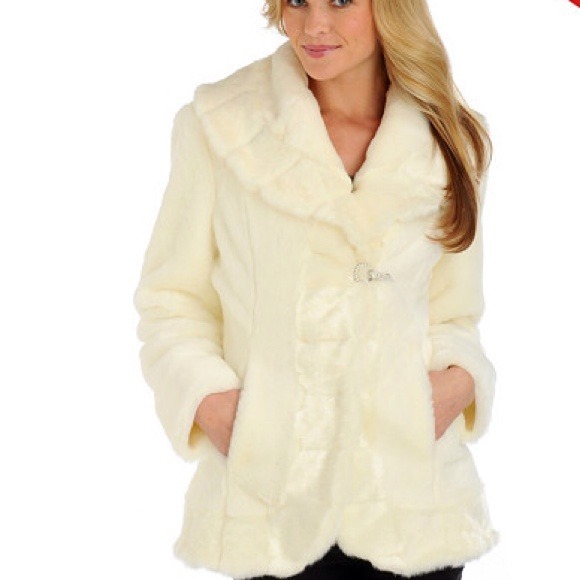 Faux fur coat