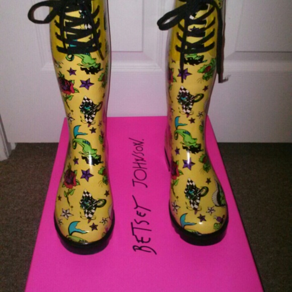 Betsey Johnson Rain Boots