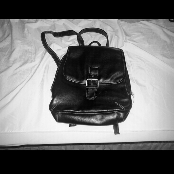 Leather purse bookbag
