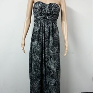 Strapless long dress. Like new.