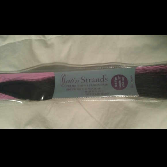 Satin strands I tip human hair extensions