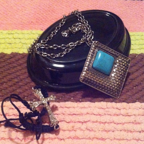 Necklace & cross bracelet