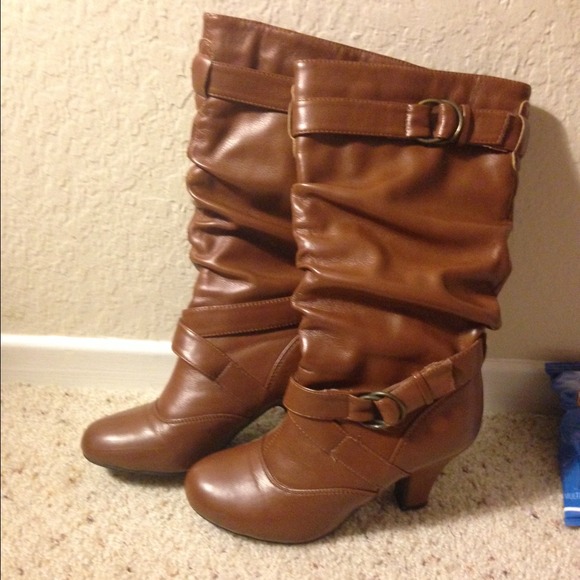 Tan boots