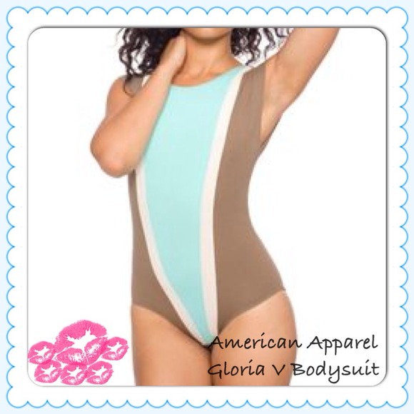 American Apparel Gloria V Bodysuit