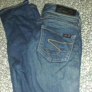 Women seven jeans skinny leg 27