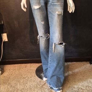 Ripped and distressed jeans