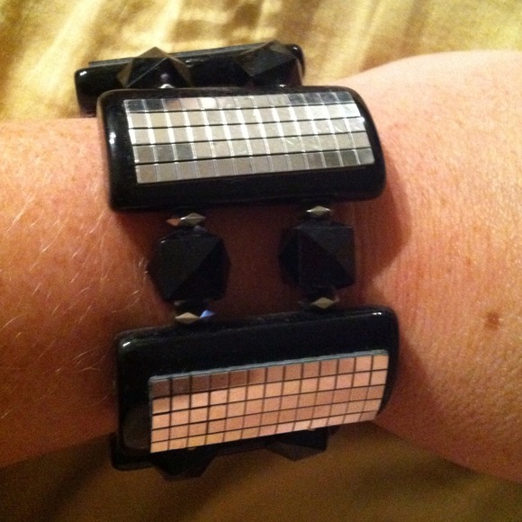 Black Mirrored Bracelet