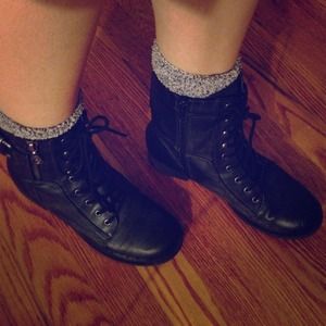 💥REDUCED💥Black G by Guess combat boots.