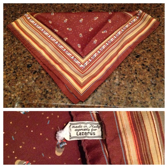 Vintage Lazarus Scarf Made in Italy
