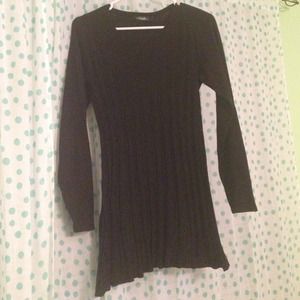 Cute black sweater dress