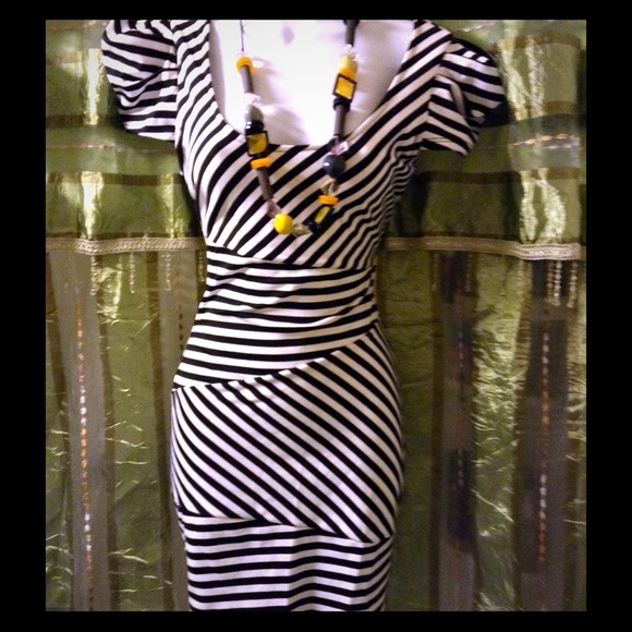 **Sold**Striped bodycon dress