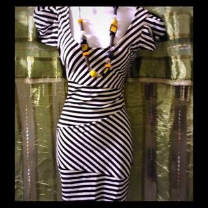**Sold**Striped bodycon dress