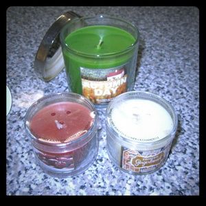 New Bath & Body Works Fall Candles Set of 3!