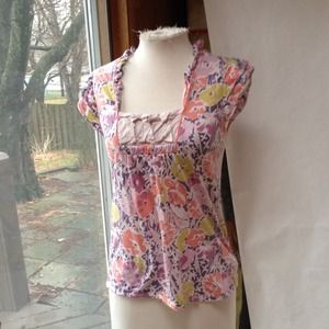 Anthropologie floral top