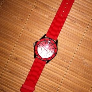 Red Rubber Watch
