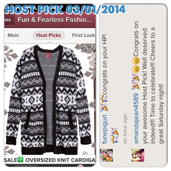 🎉HOST PICK 🎉❇SALE ❇ OVERSIZED KNIT CARDIGAN. - Picture 1 of 3