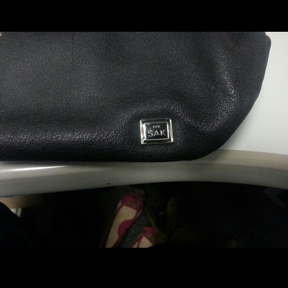 The Sak Black Leather Handbag - Picture 3 of 4