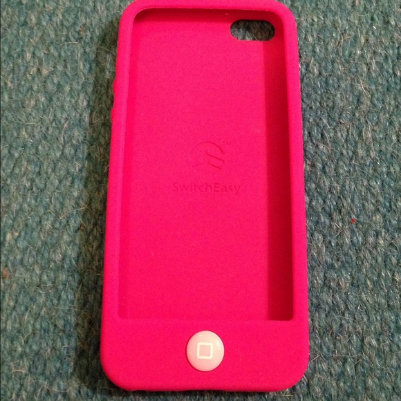 Soft pink rubber iphone 5 case
