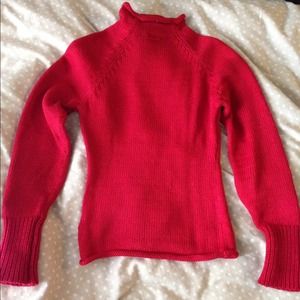 Guess sweater. Deep red. Size S but it has XS fit.