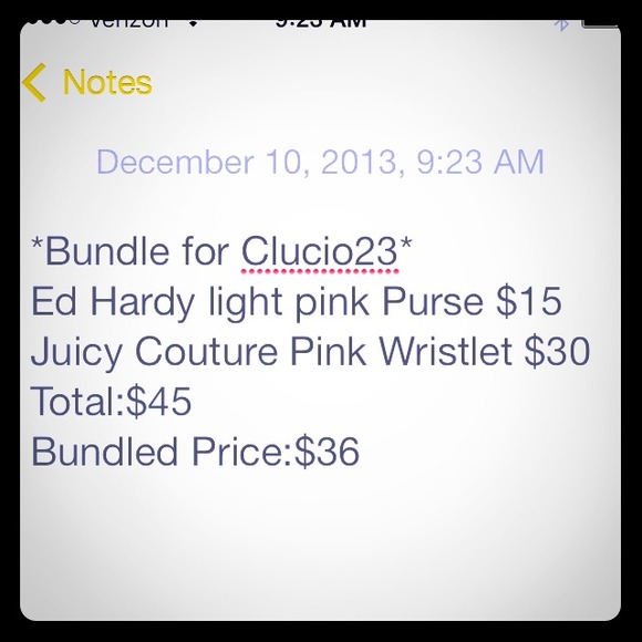 Bundle on Hold for Clucio23