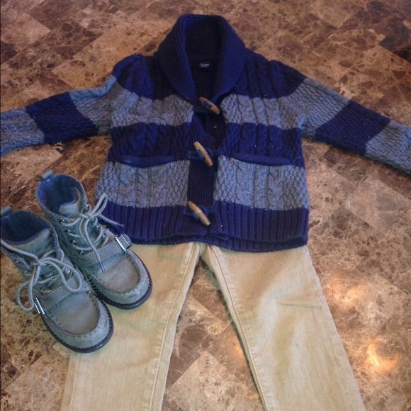 Gap sweater and gap jeans