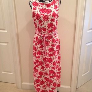 Floral Red Sundress