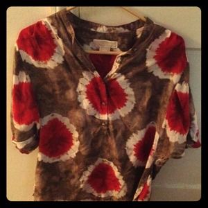 Michael Kors tye dye print shirt