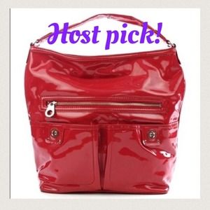 💋Marc by Marc Jacobs red patent leather handbag!