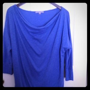 Gap Cobalt Drape Neck Modal/Cotton Tunic-SOLD