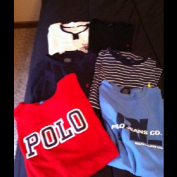 Polo Ralph Lauren Tops - 🚫SOLD🚫6 Polo crew neck short sleeved shirts.