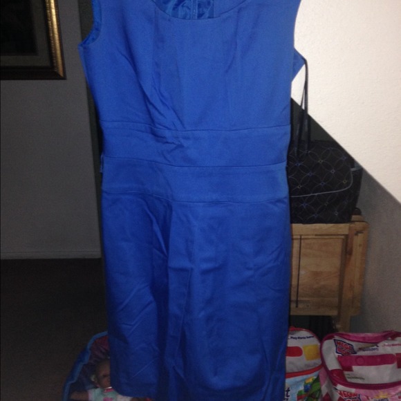 Cobalt blue dress