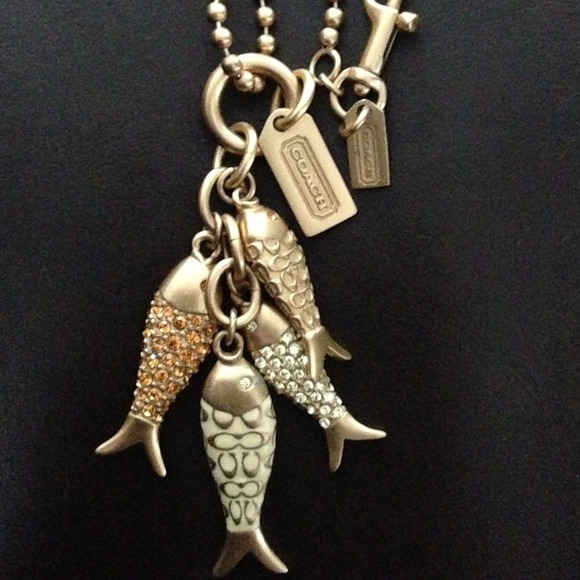 Authentic Coach Koi Fish Necklace