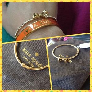 Authentic Kate spade bow with crystals