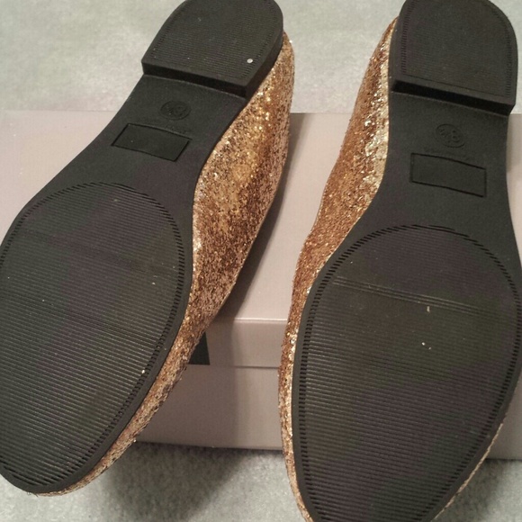 Shoes - Mossimo gold glitter ballet flats 8.5 Shoes - Mossimo gold glitter ballet flats 8.5