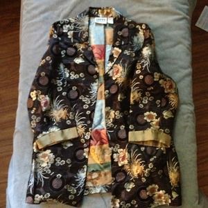 **Sold** Asian inspired jacket by Chico's.
