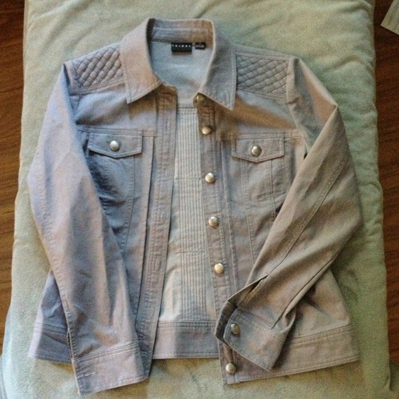 **Sold** Grey denim jacket by Tribal.