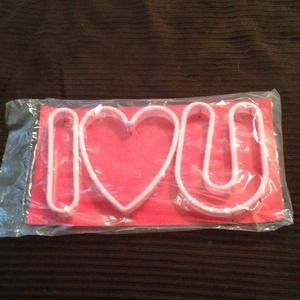 💖💖I Love You💖💖 Cookie/cake cutter.