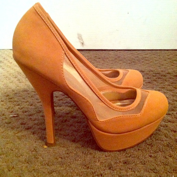 Qupid Pink Nude Heels
