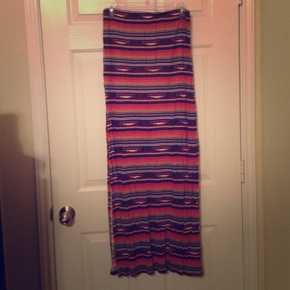 Indian tribal OBEY maxi skirt