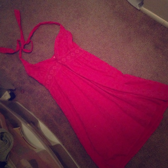 Pink halter sundress - Picture 1 of 1