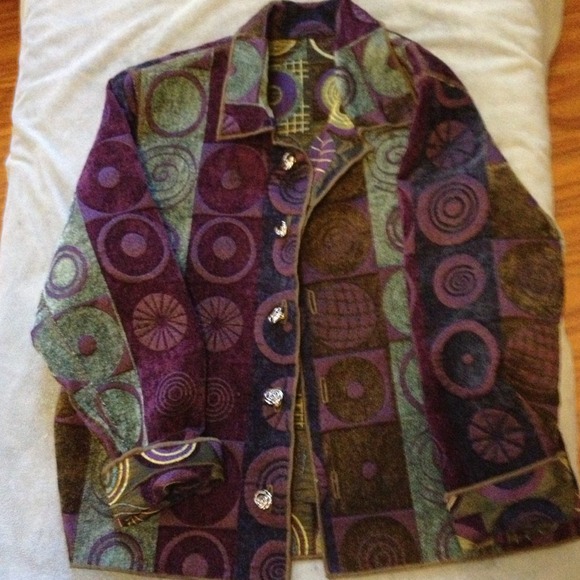 **Sold** Reversible tapestry jacket. - Picture 1 of 4