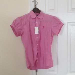 Ralph Lauren gingham blouse