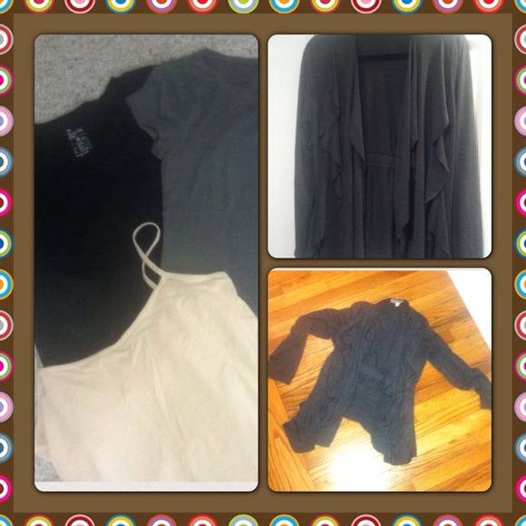 Bundle of T's/Cami & Cardigan Wrap