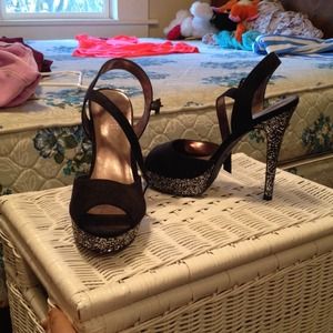 Glitter heels